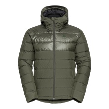 Odlo Winterjacke Severin N-Thermic Insulated mit Kapuze (wasserabweisend, winddicht, atmungsaktiv) dunkelgrün Herren